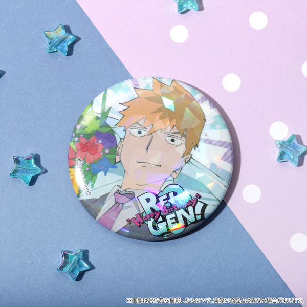 モブサイコ100 Ⅲ ホログラム缶バッジ／霊幻Birthday2024: キャラ