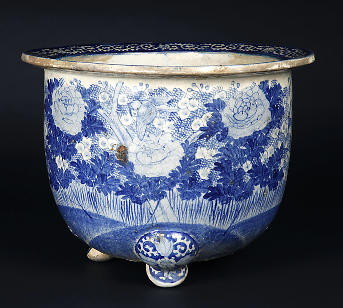 瀬戸染付丸鉢 | 盆栽、盆栽書籍、盆栽鉢の通販│近代出版