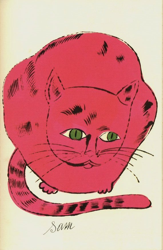 25 cats named Sam and one blue pussy / Holy cats by Andy Warhol's
