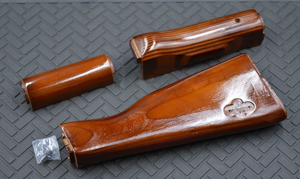 RA-TECH 東京マルイ ガスガンAKM対応 木製ハンドガード＆ストックキッ