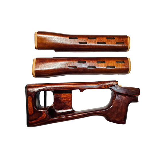 SVD用 合板ウッドストック＆ハンドガードキットWE-TECH SVD GBB