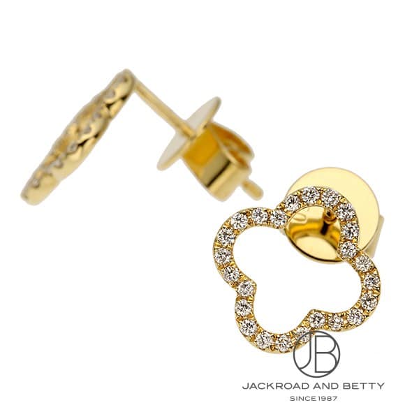 クローバー型 ダイヤ ピアス[] Clover Diamond Earring | ノーブランド