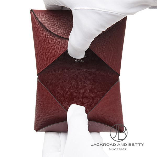 カルヴィ カードケース ルージュアッシュ ワインレッド 赤[] Calvi