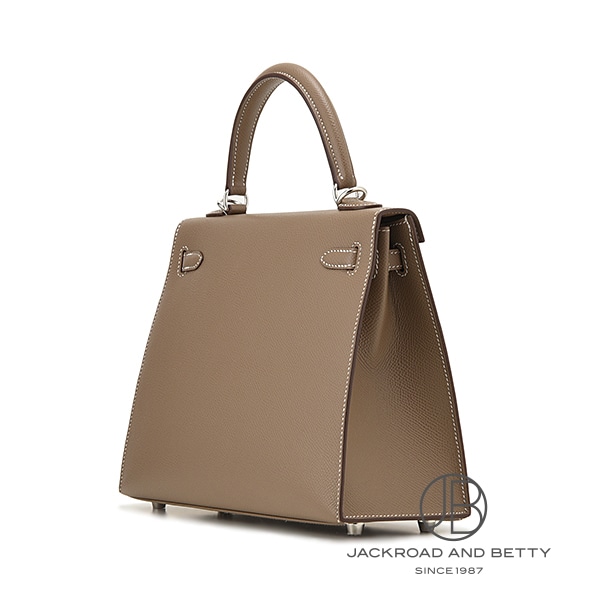 ケリー25 外縫い セリエ エトゥープ ベージュ[H038416CK18] Kelly 25