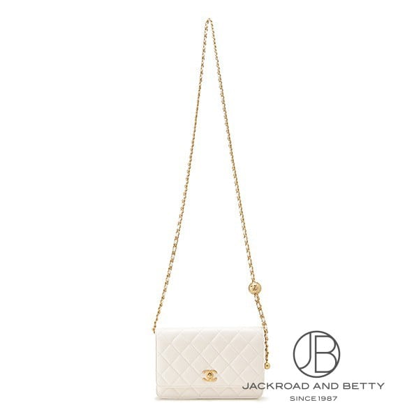 チェーン ウォレット ホワイト 白[AP1450 B02916106] Chain Wallet