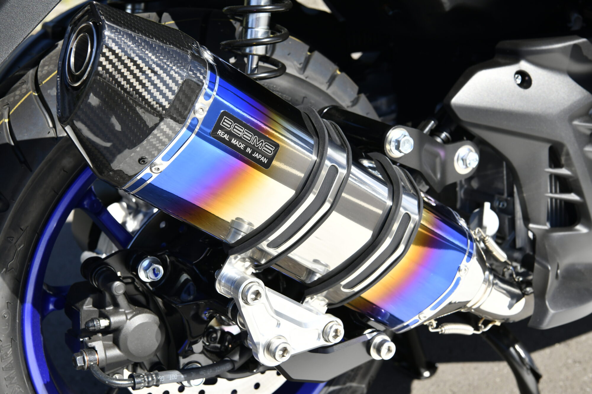 CORSA-EVOⅡヒートチタンサイレンサー 政府認証：N-MAX125：政府認証