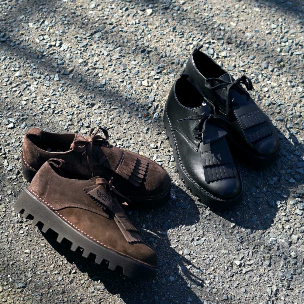 Engineered Garments × CLARKS / Desert Khan (Black)