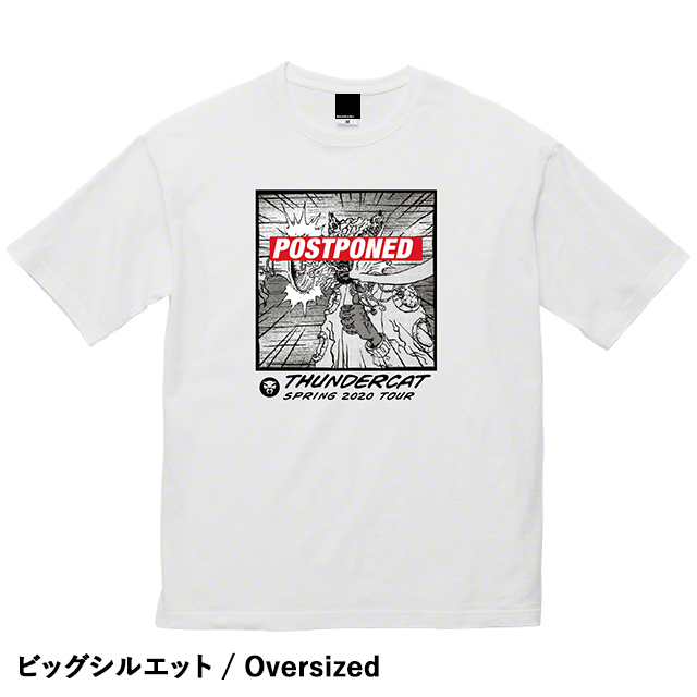 BEATINK.COM / Thundercat - POSTPONED T-Shirt (White) / Oversized