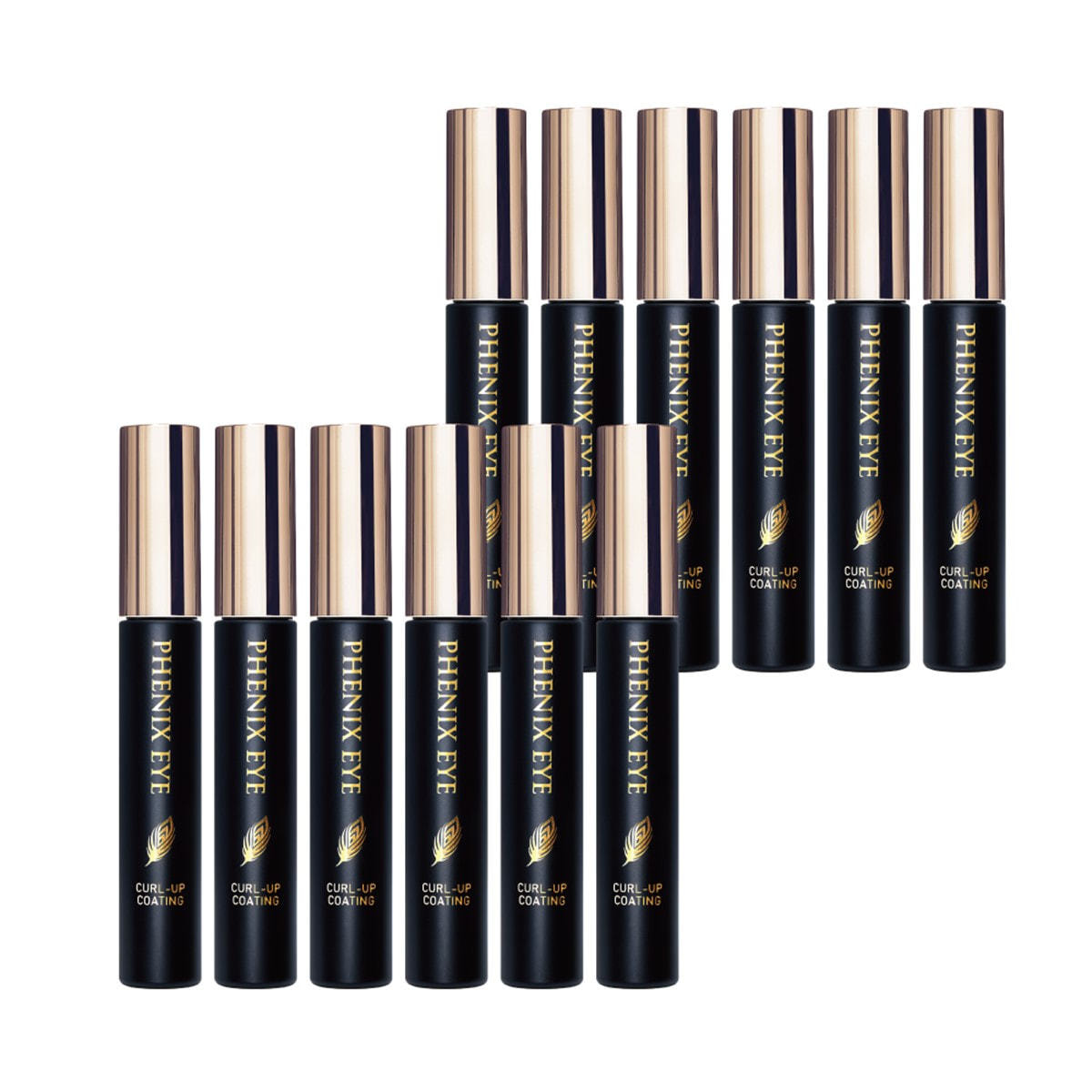 フェニックスアイ カールアップコーティング ザ ブラック12本セットの