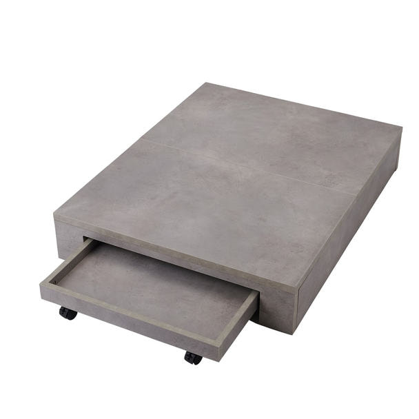 NATURAL Series】リクライニングチェアステージ(木製)モルタル風