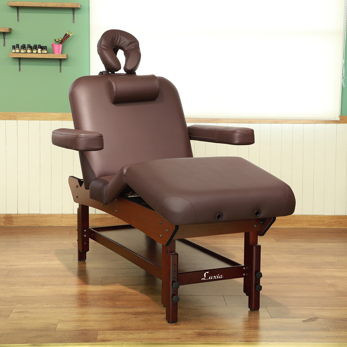 FIORETTO】低反発木製リクライニングベッド「フィオレット」（ダーク