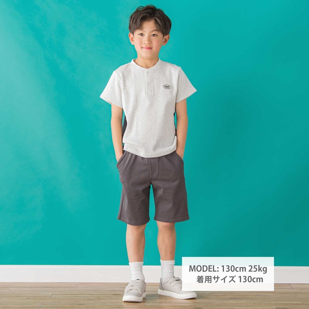 店舗限定】ワッフル×天竺ワッペン半袖Tシャツ＋ショートパンツ