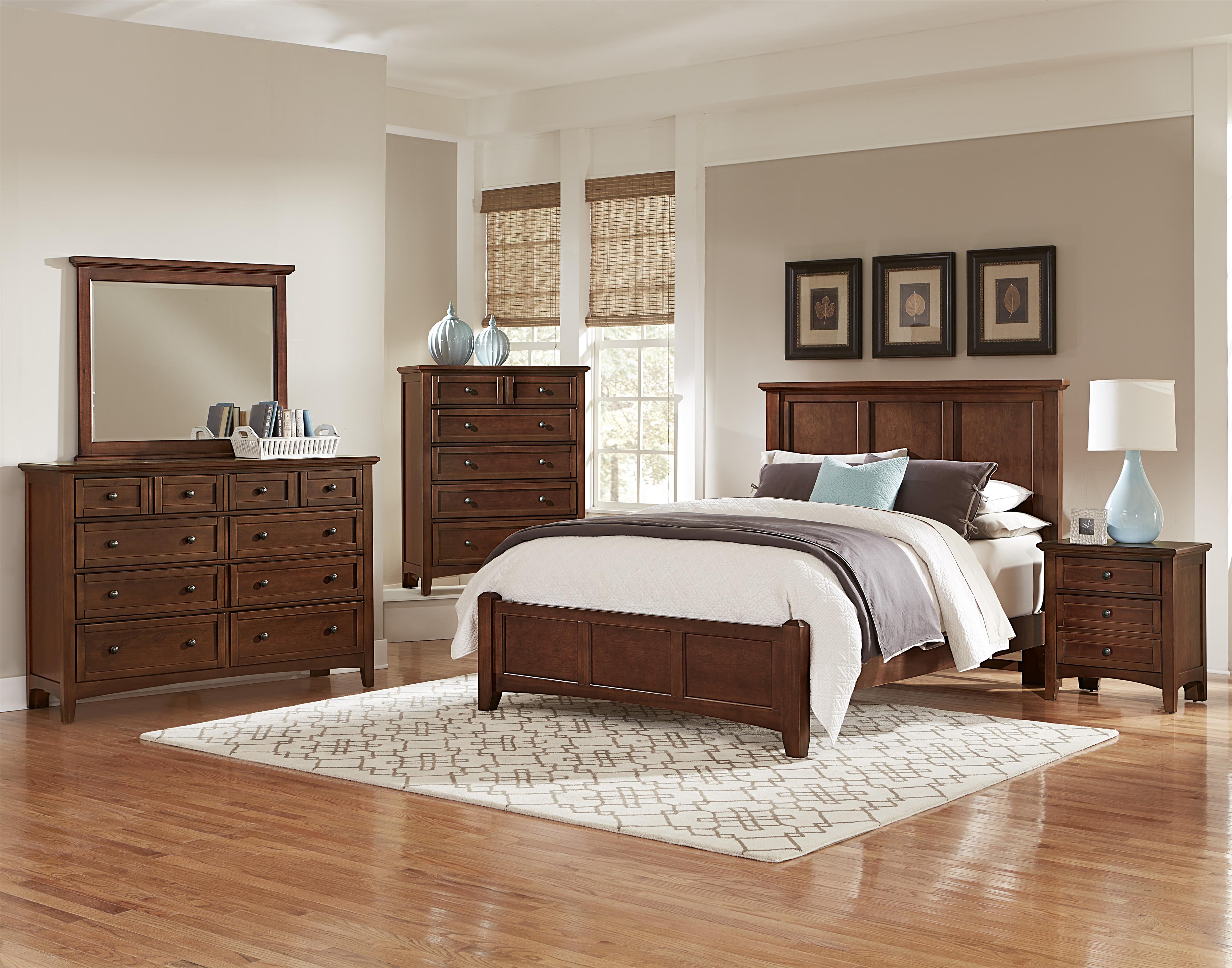 Vaughan-Basset Bonanza Mansion Bedroom Set in Cherry