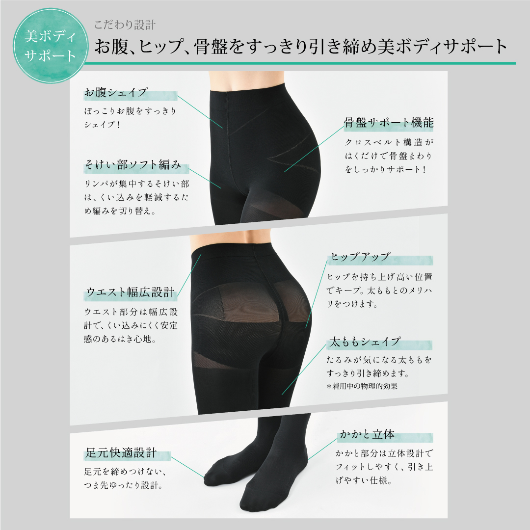 Be-fit ハイサポートタイスト140d骨盤プラス 光電子 【一般医療機器