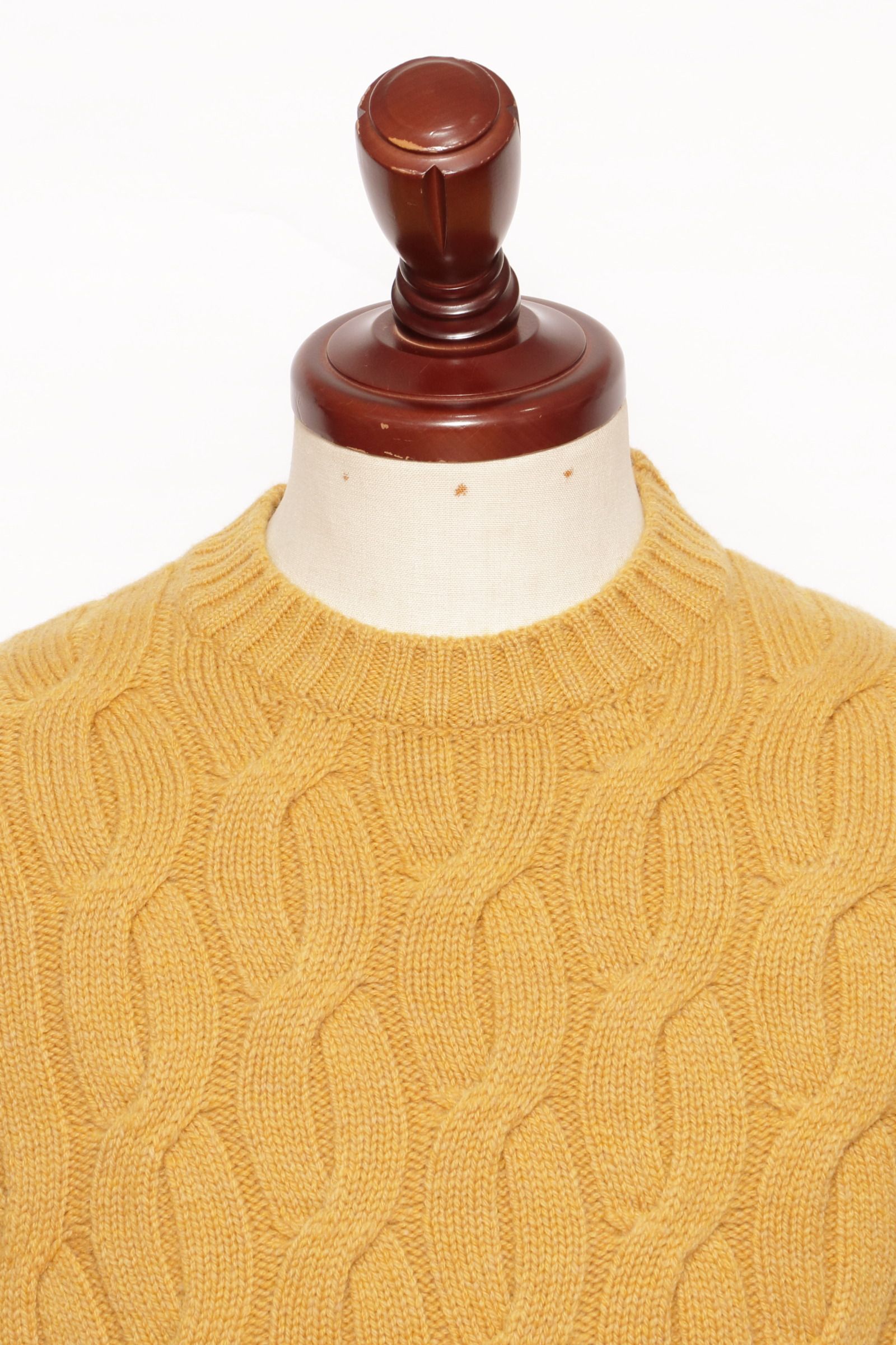 ZANONE - ウール ケーブルニット クルーネック ミドルゲージ / Z2065