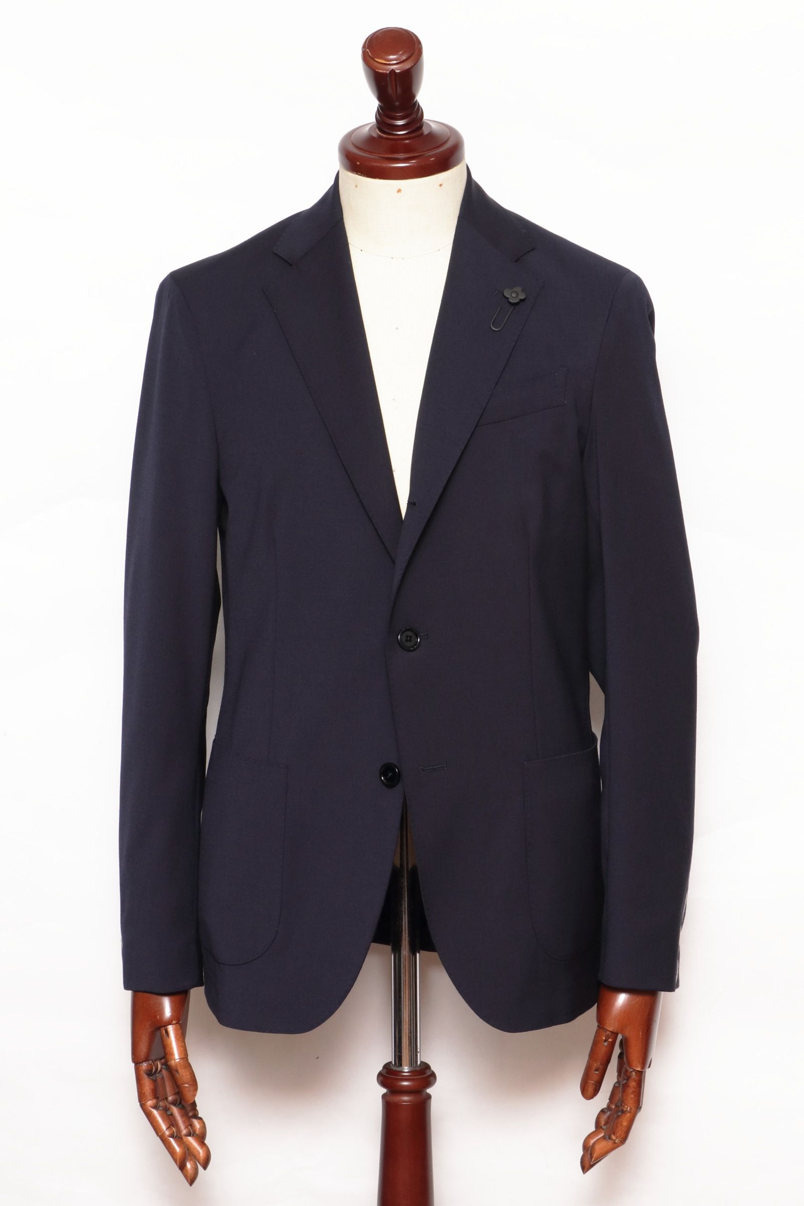 LARDINI - ADVANCE サマーウール ストレッチ ホップサック 3B