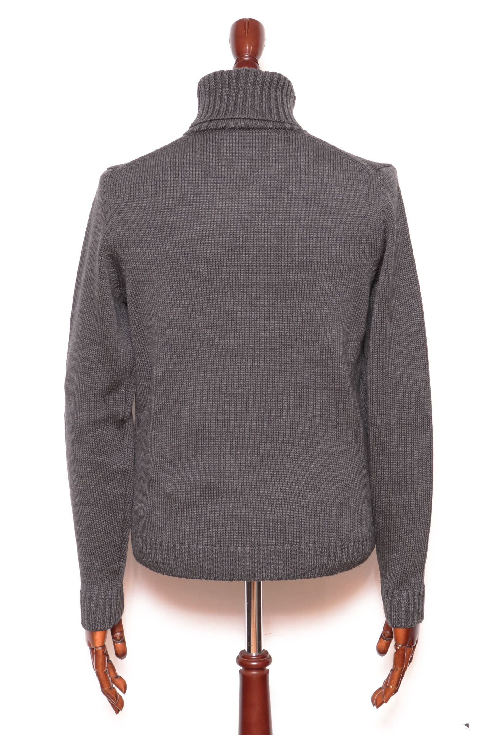 ZANONE - 5ゲージ ウール ソリッド タートルネック ニット / Z2232