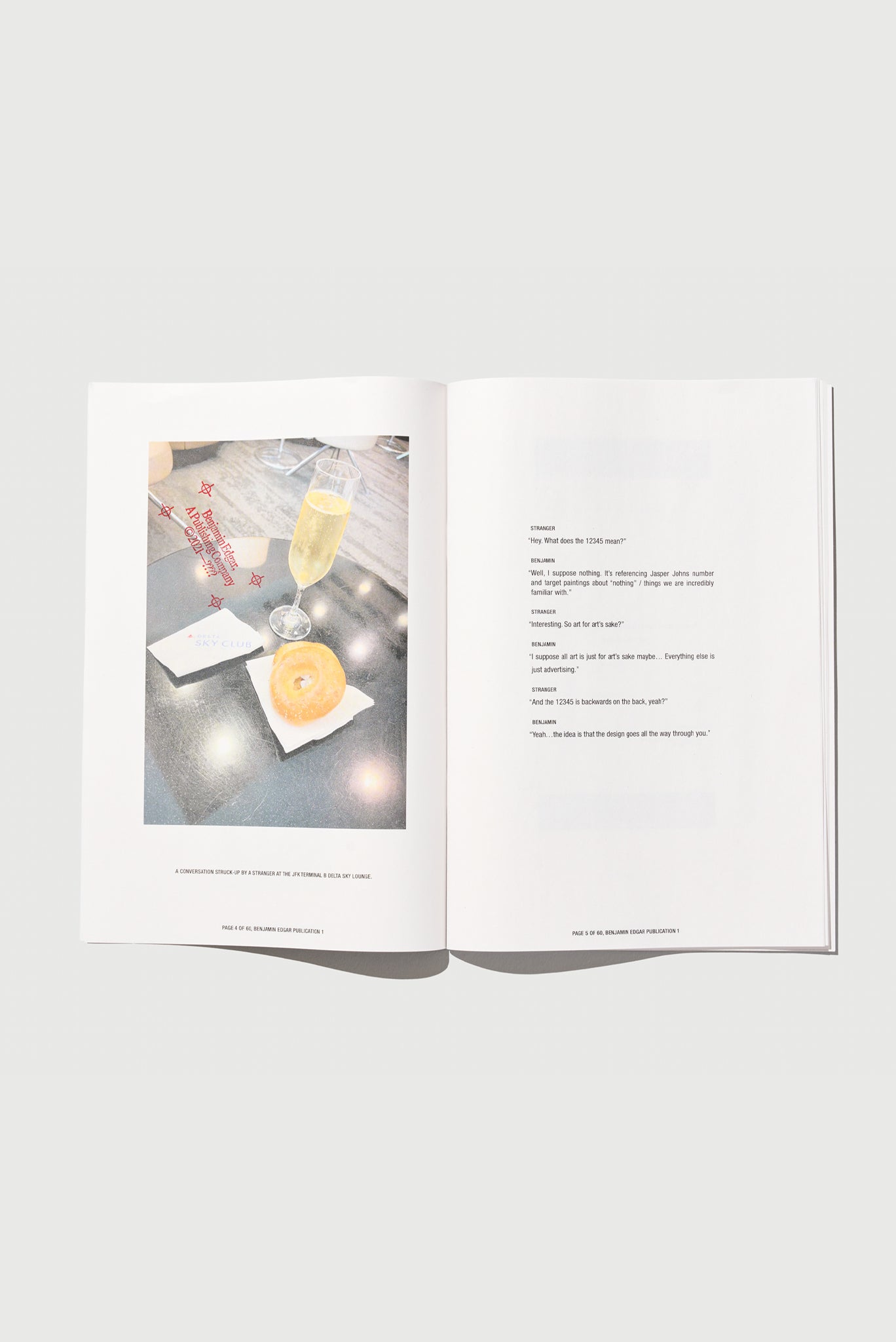 BENJAMIN EDGAR ZINE 1 – BENJAMIN EDGAR, object company.