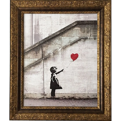 バンクシー豪華額装アート「風船と少女」 | 株式会社ベストショップ