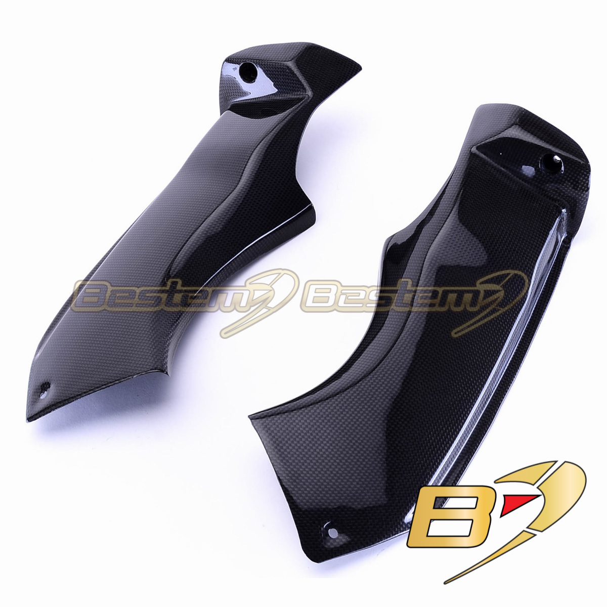 Kawasaki ZX6R 2003 - 2004 100% Carbon Fiber Air Intake Dash Panels