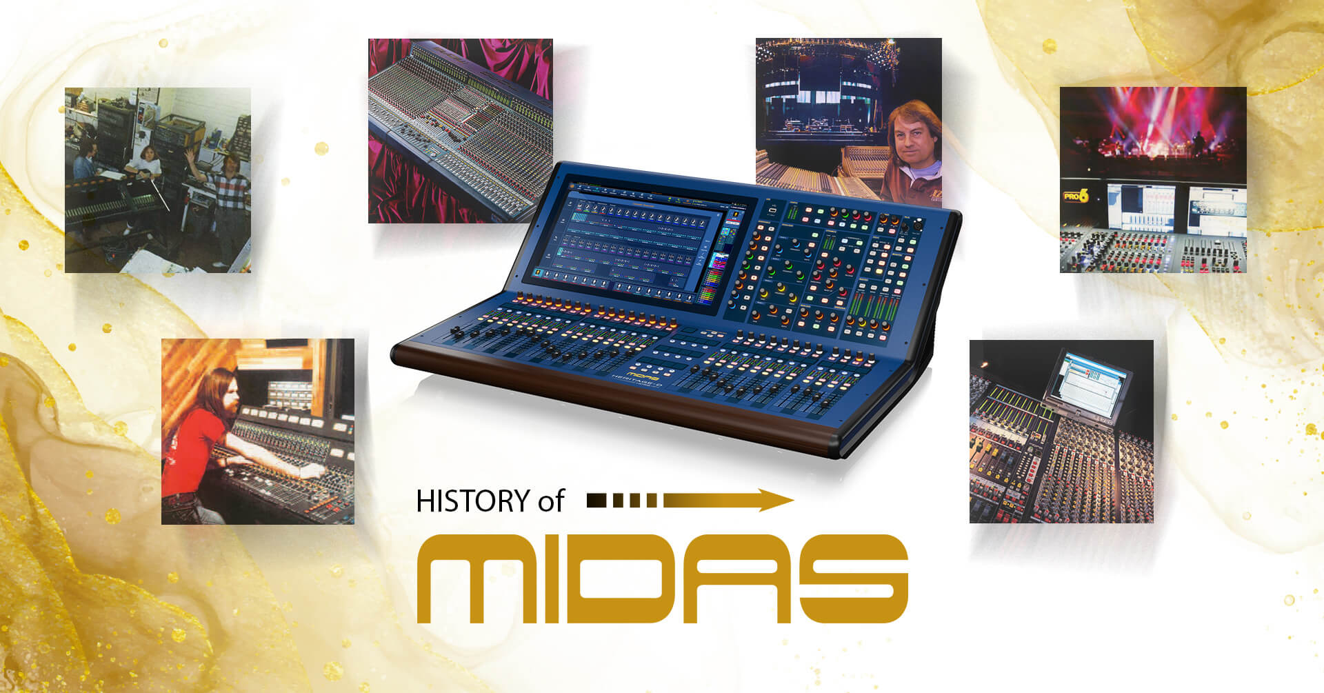 HISTORY of MIDAS - ライブ史に輝くマイルストーン | ベステック