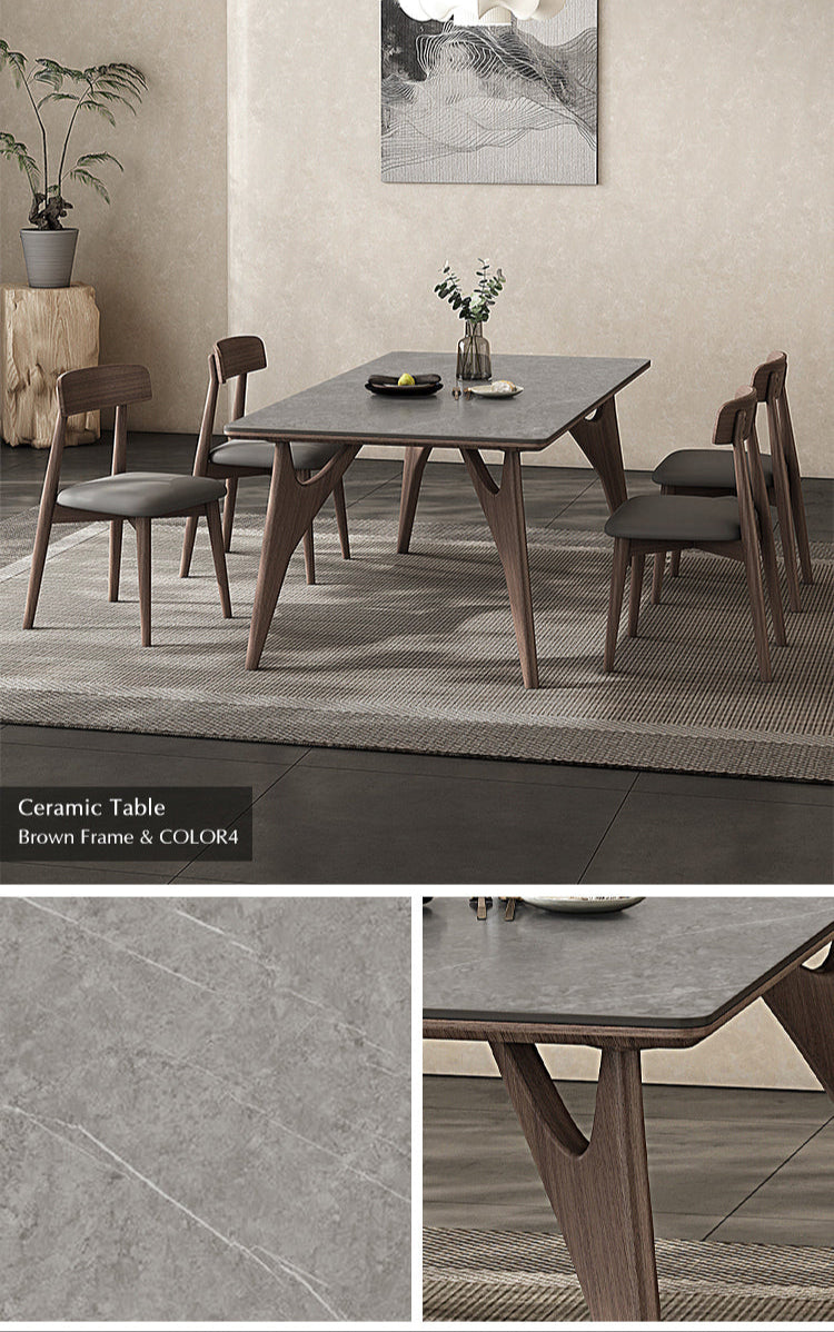 ダイニングテーブル セラミック天板 jh-060BR