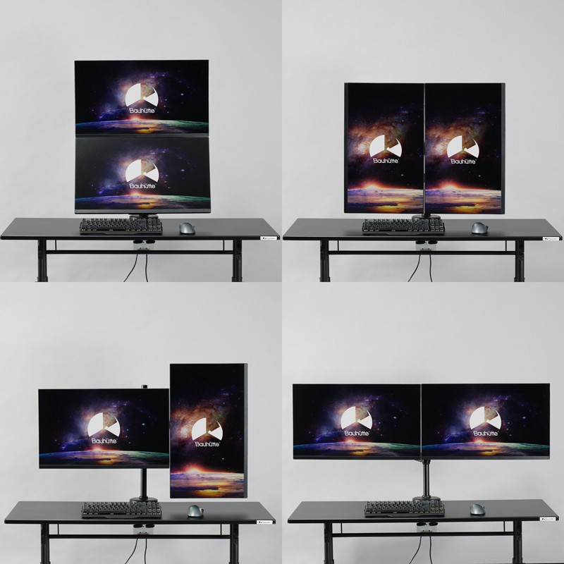 ロングモニターアーム BMA-2GSV | Bauhütte®