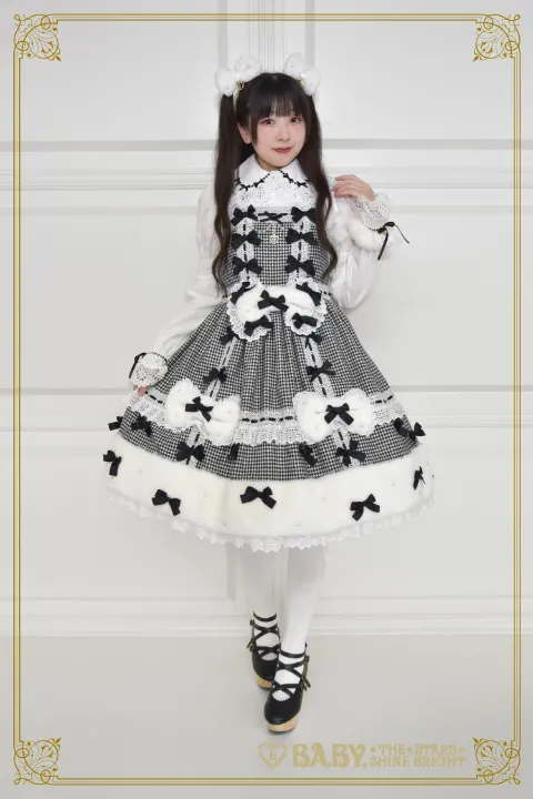 Ruban de Noël Neigeジャンパースカート Ruban de Noël Neige | BABY