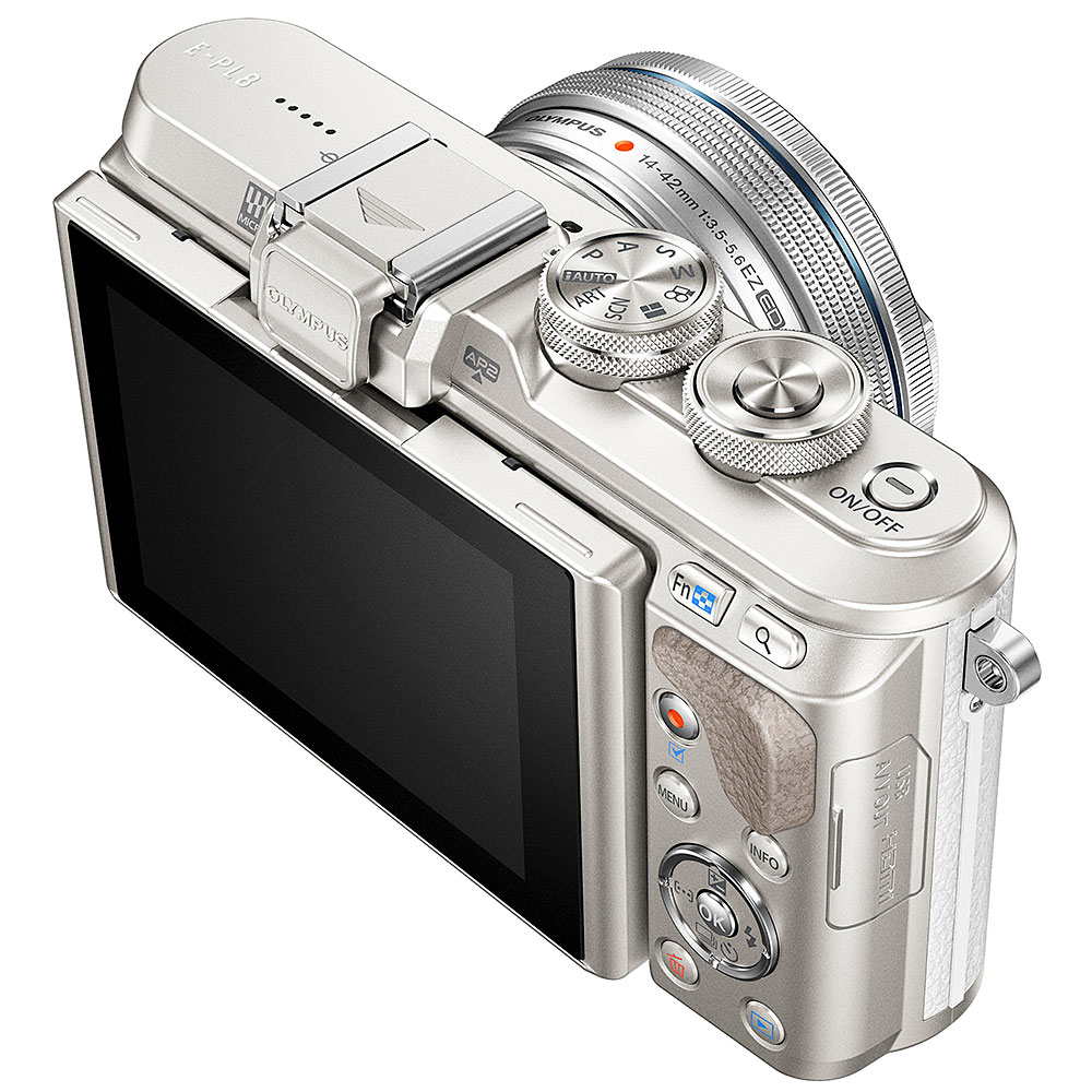 Olympus PEN E-PL8 Mirrorless Camera - White Body
