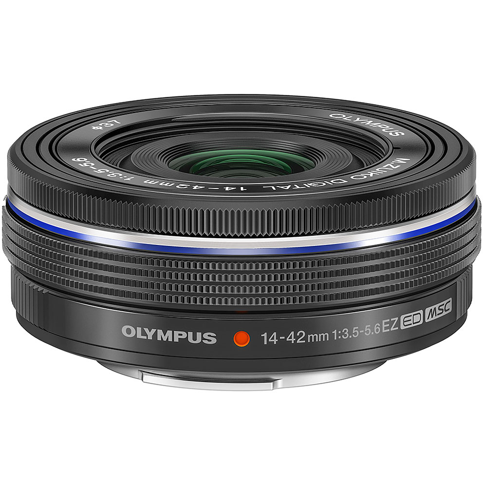Olympus 14-42mm f3.5-5.6 EZ ED M. Black Lens