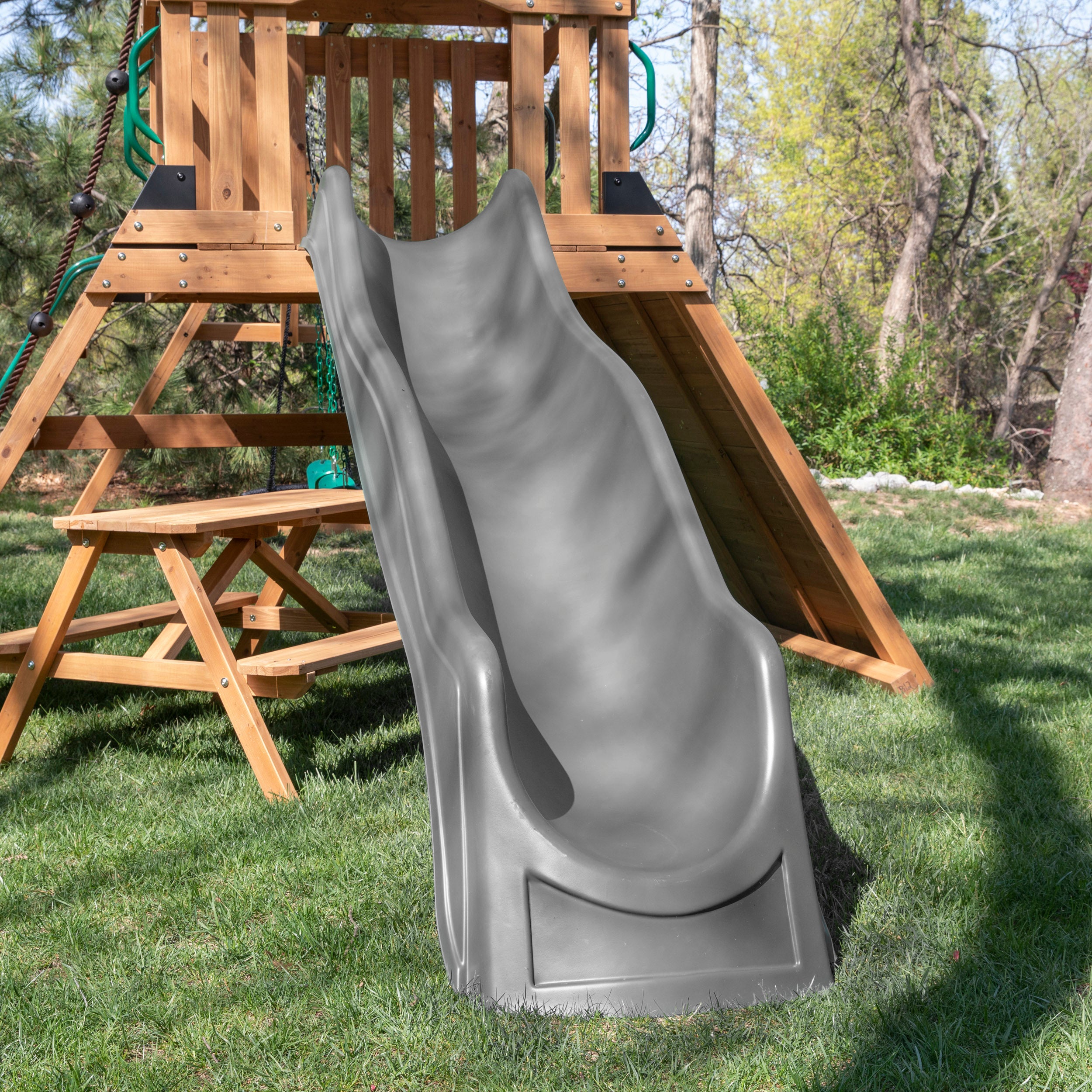 Endeavor II Swing Set with Wave Slide