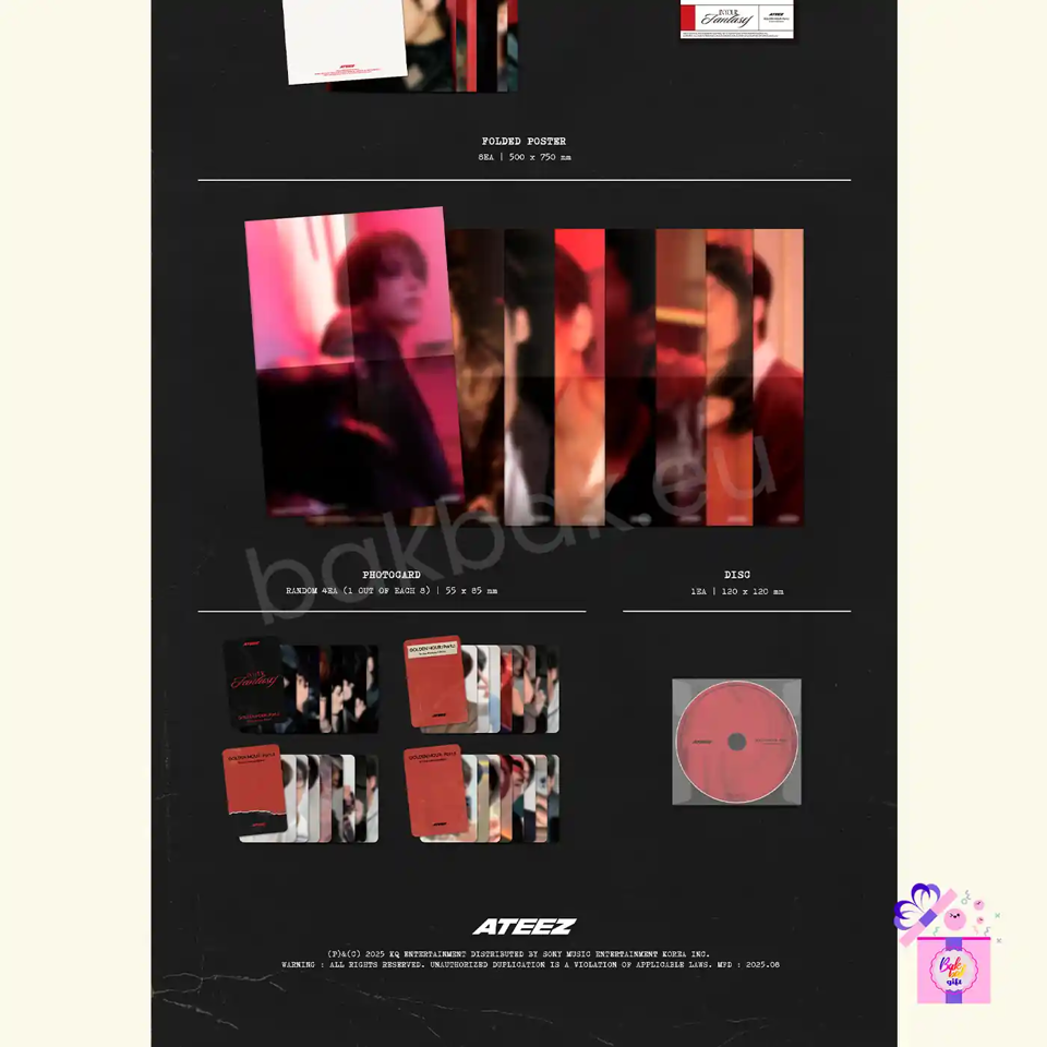 ATEEZ – GOLDEN HOUR : Part.3 'In Your Fantasy Edition' (Limited