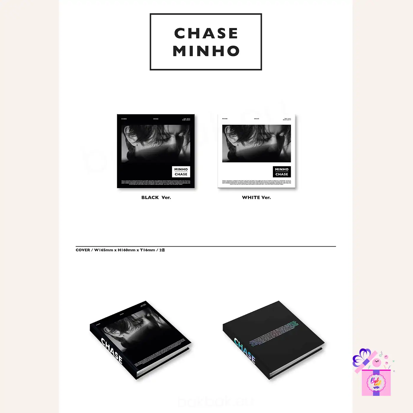 MINHO (SHINee) – CHASE (1st Mini Album) [Complete ver.] – Bak Bak