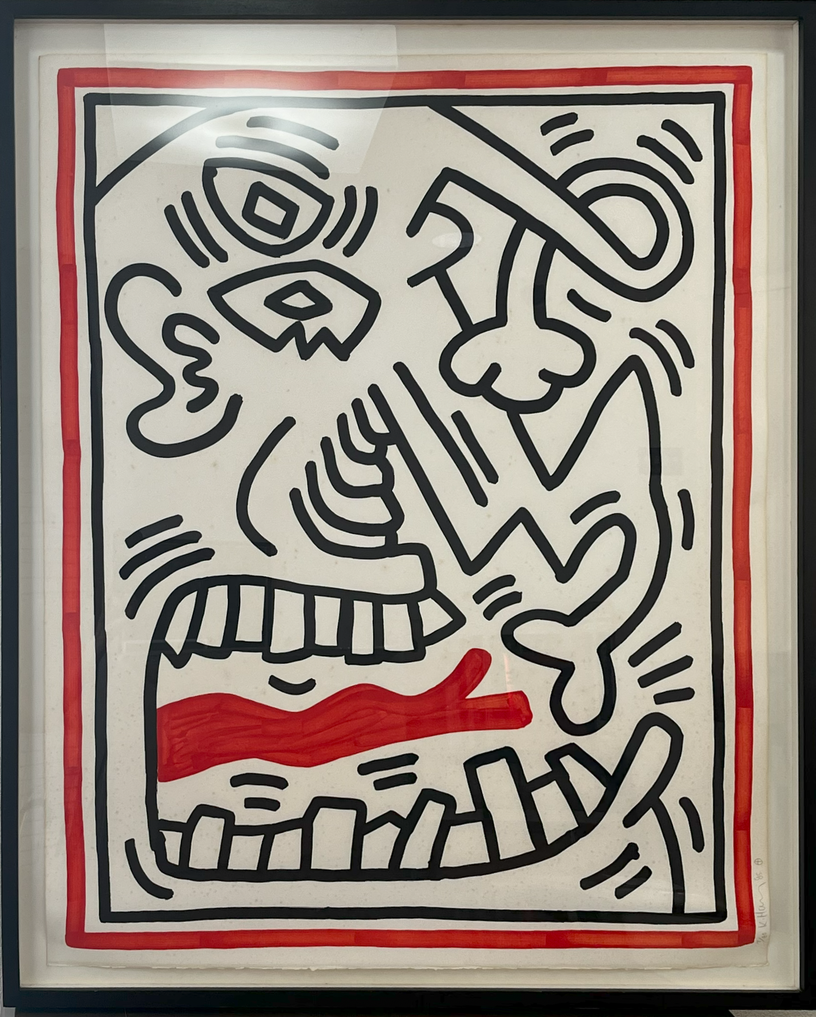 キース・へリング「THREE LITHOGRAPHS 1985年」 の買取実績｜東京都