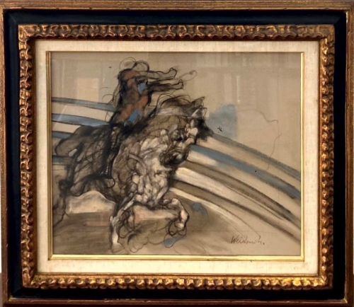 クロード・ワイズバッシュ「サーカスの馬」の買取実績｜大阪府八尾市