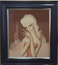 児玉幸雄「ムフタール通り」の買取実績｜東京都八王子市 油絵・油彩画