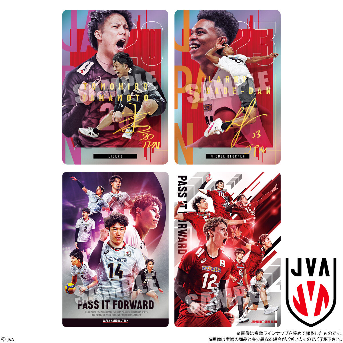 JAPAN NATIONAL VOLLEYBALL TEAM ツインウエハース｜発売日：2025年1月