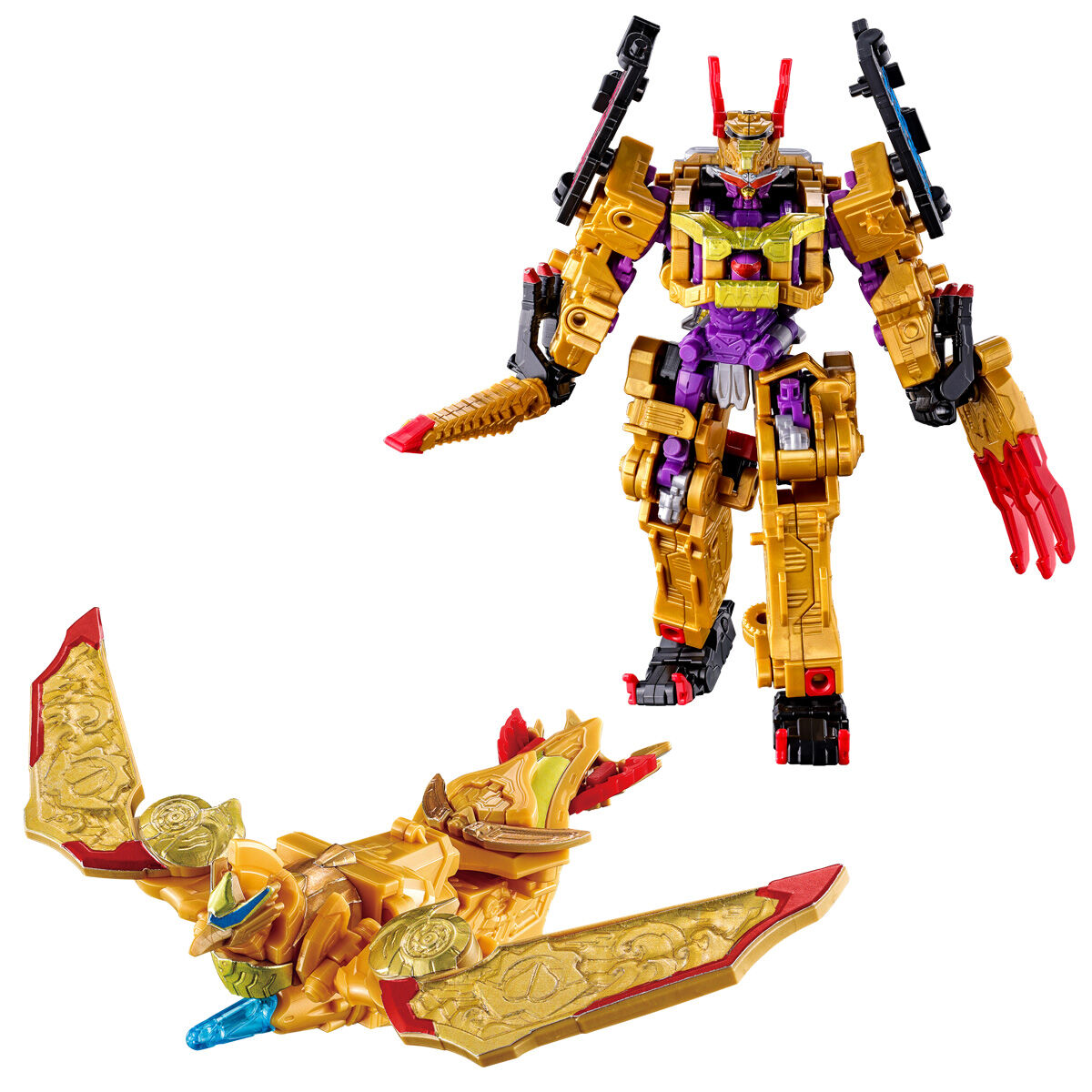 ミニプラ 暴太郎合体シリーズ02 虎龍攻神 & オミコシフェニックス