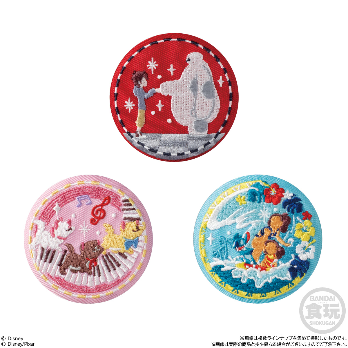 Disney Characters 刺繍缶バッジビスケット2（再販）｜発売日：2026年7