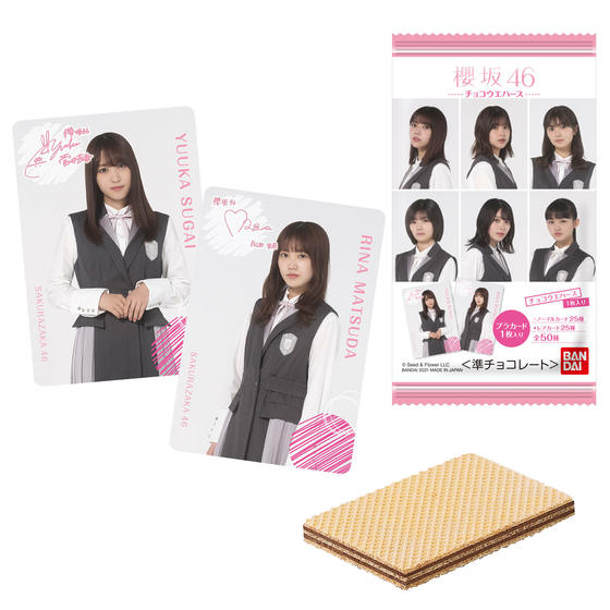 櫻坂46 ツインウエハース｜発売日：2024年11月29日｜バンダイ
