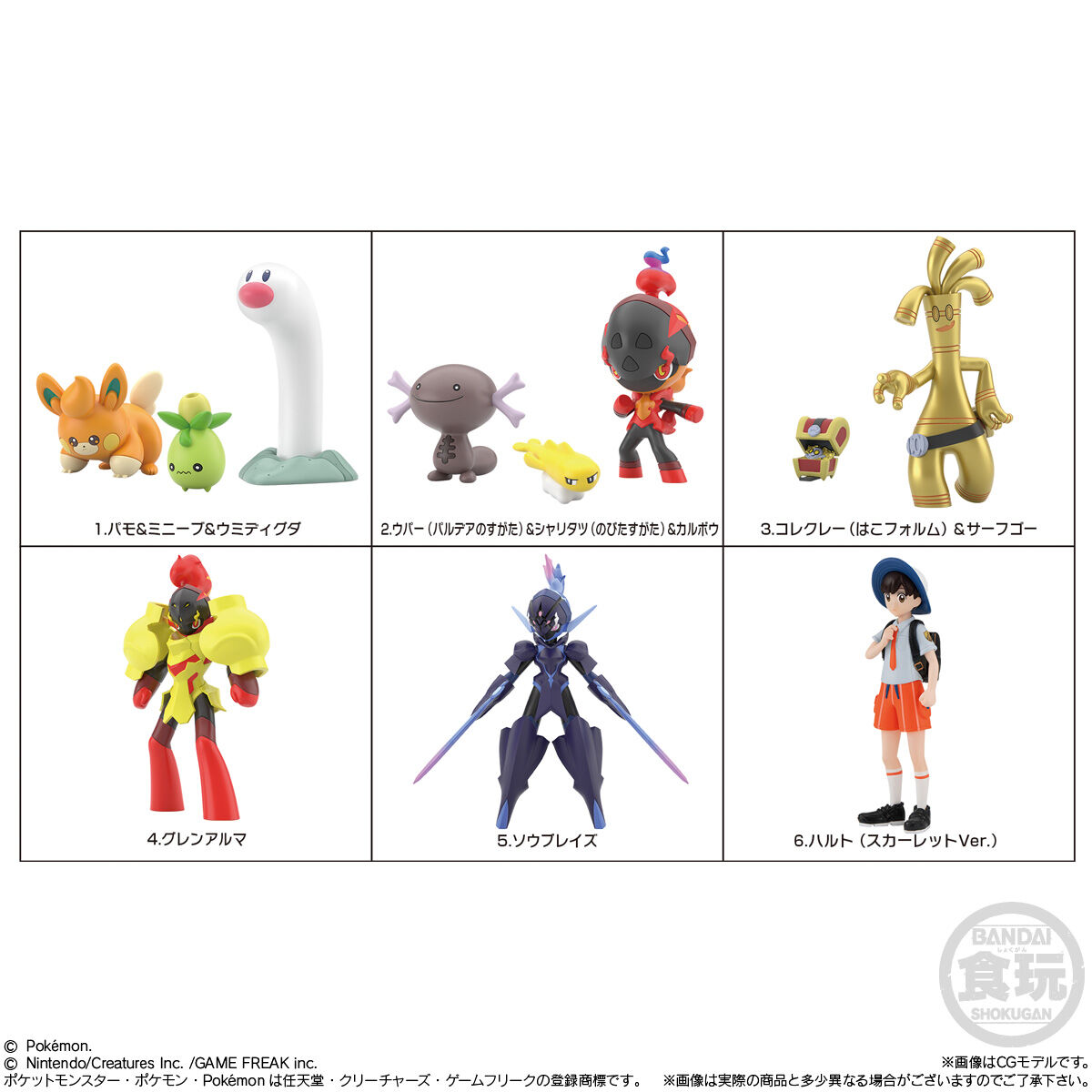 ポケモンスケールワールド パルデア地方2セット｜発売日：2024年9月16