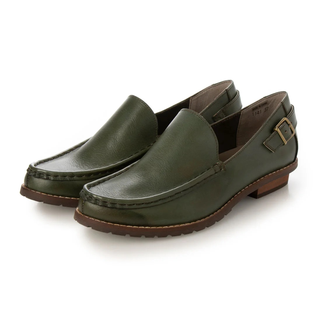 OUTLET】KISCO（キスコ）モカシンローファー ブラウン｜BARCLAY