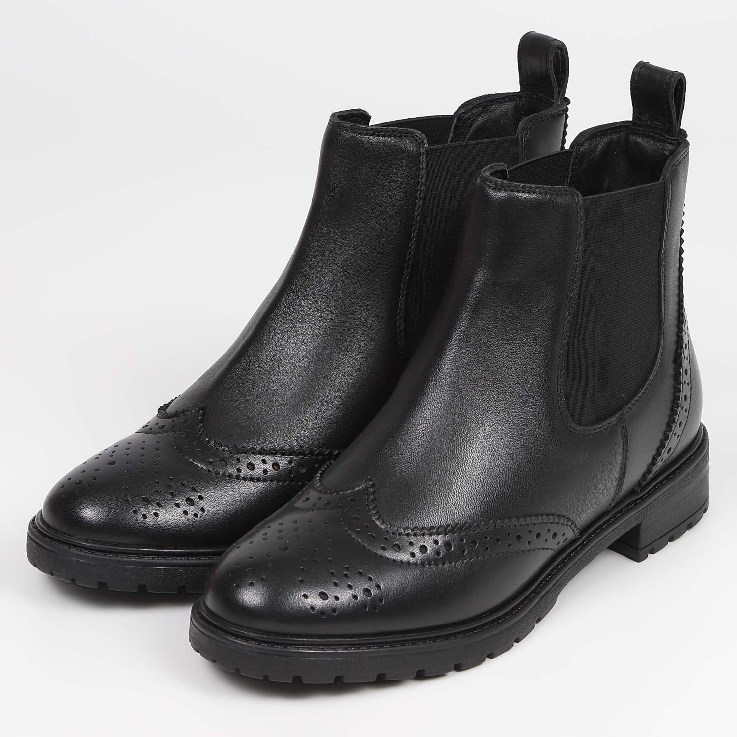 KISCO（キスコ）ウィングチップサイドゴアブーツ タンニン｜BARCLAY