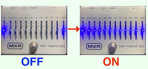 MXR10バンドEQ”MS108S”ベース用イコライザーの使い方とセッティング