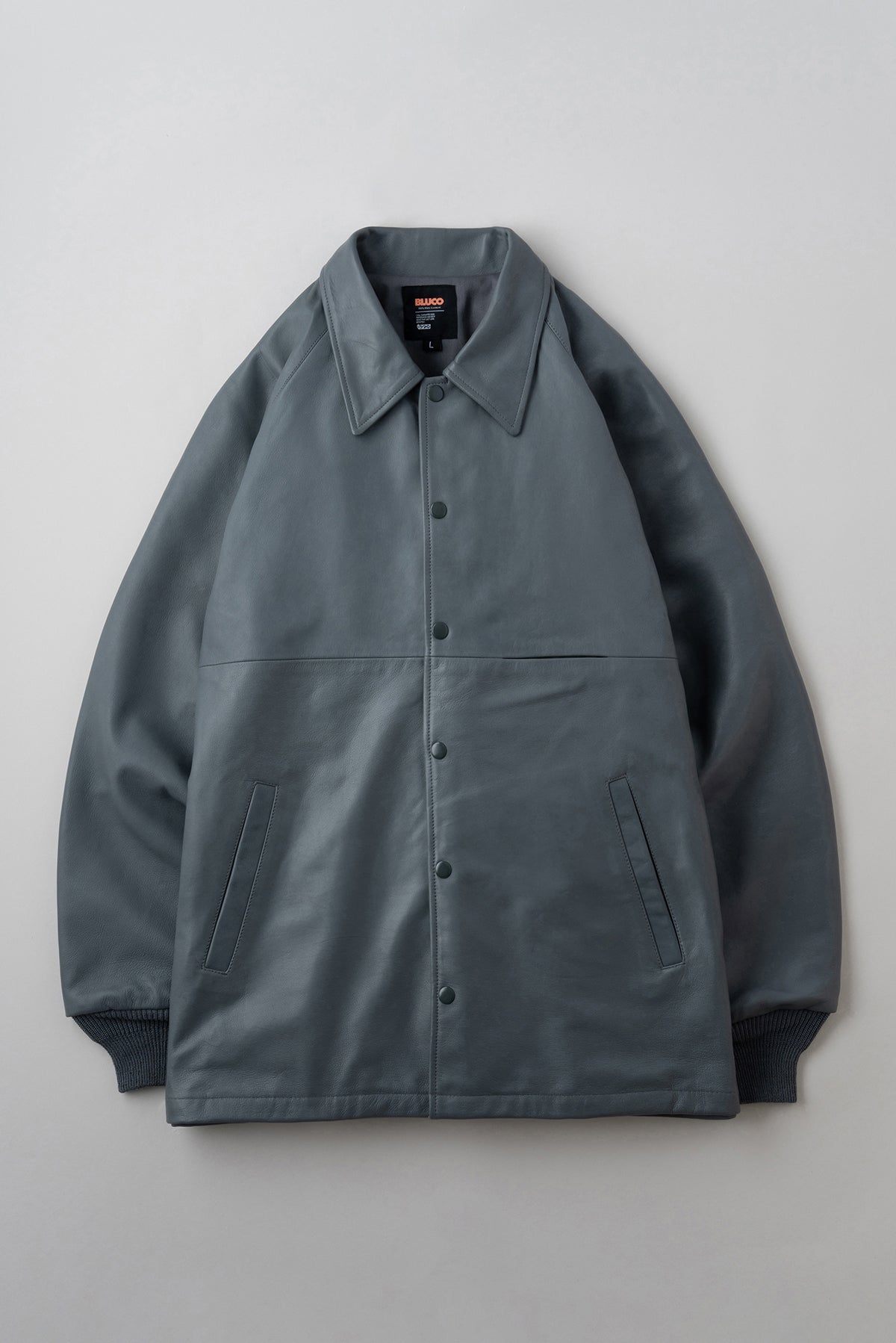 LEATHER COACH JACKET – BLUCO. INC