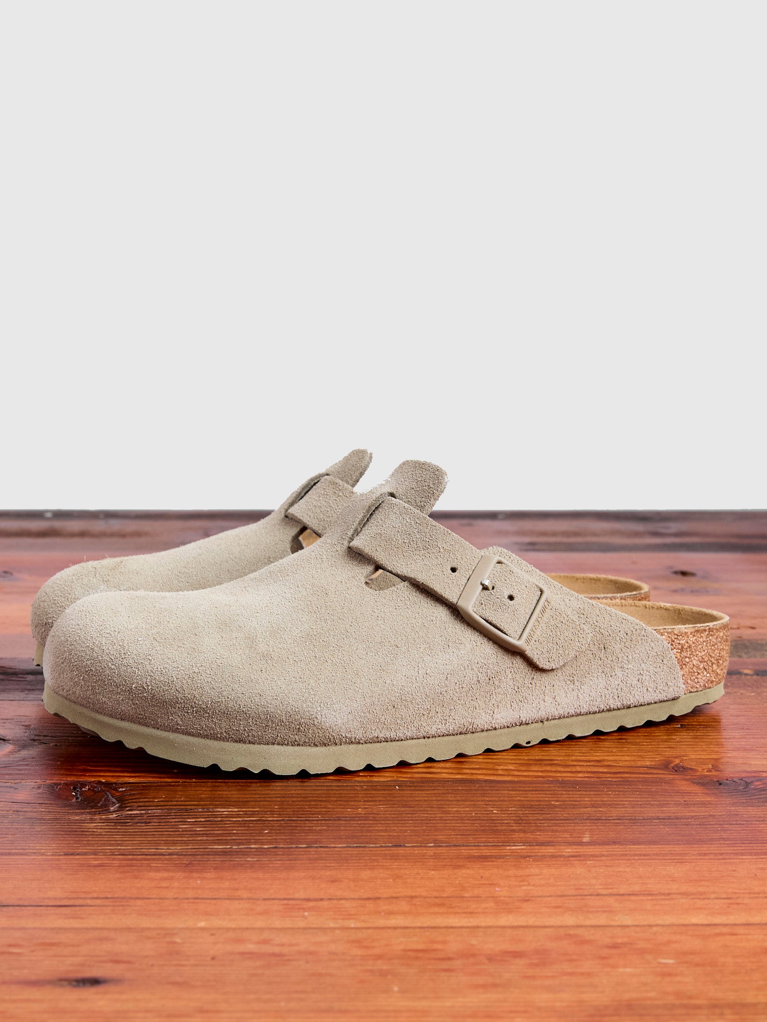Boston Clog in Faded Khaki – Blue Owl Workshop