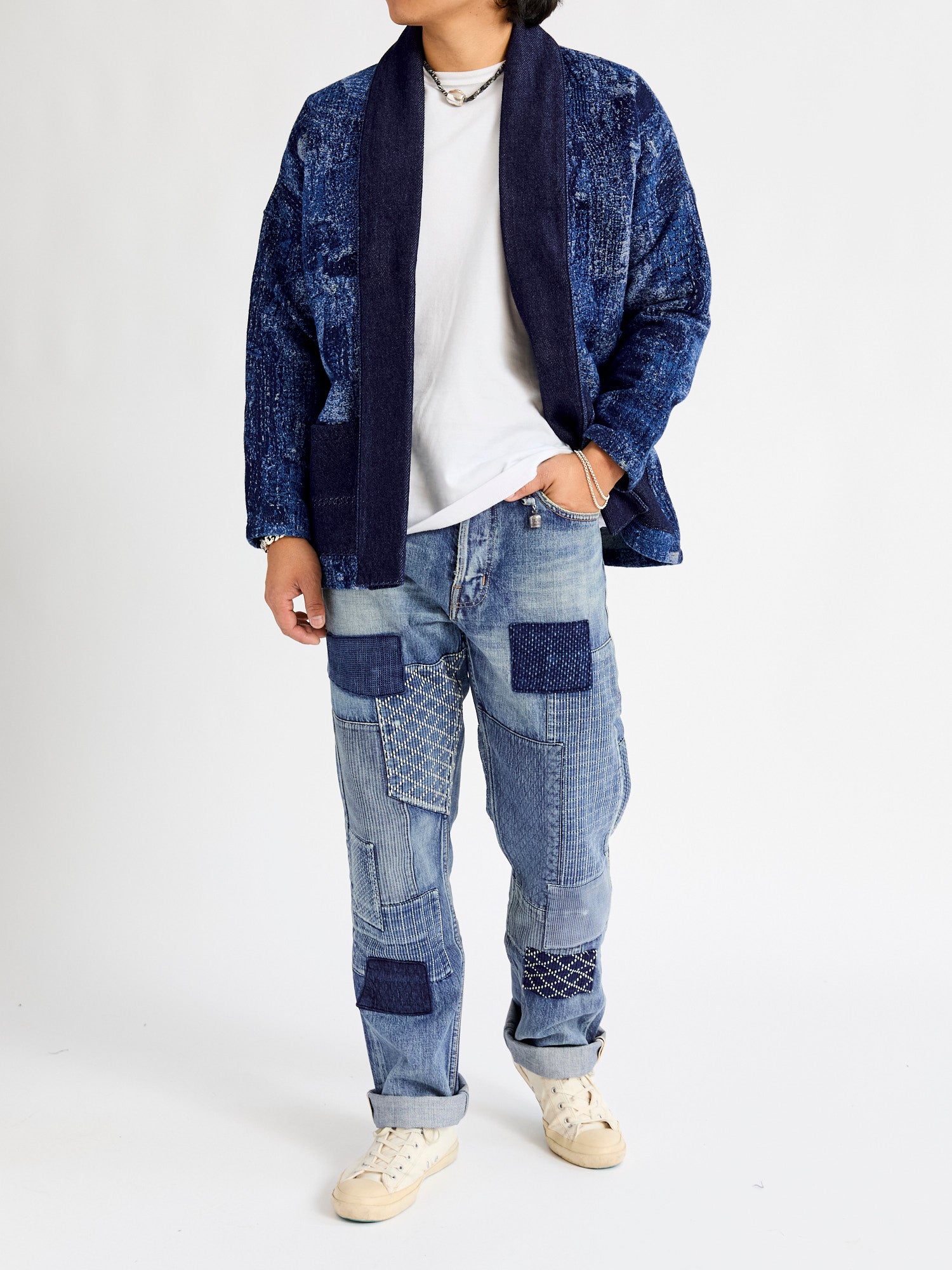 MG115 Boro Repair Selvedge Denim - Classic Straight Fit – Blue Owl