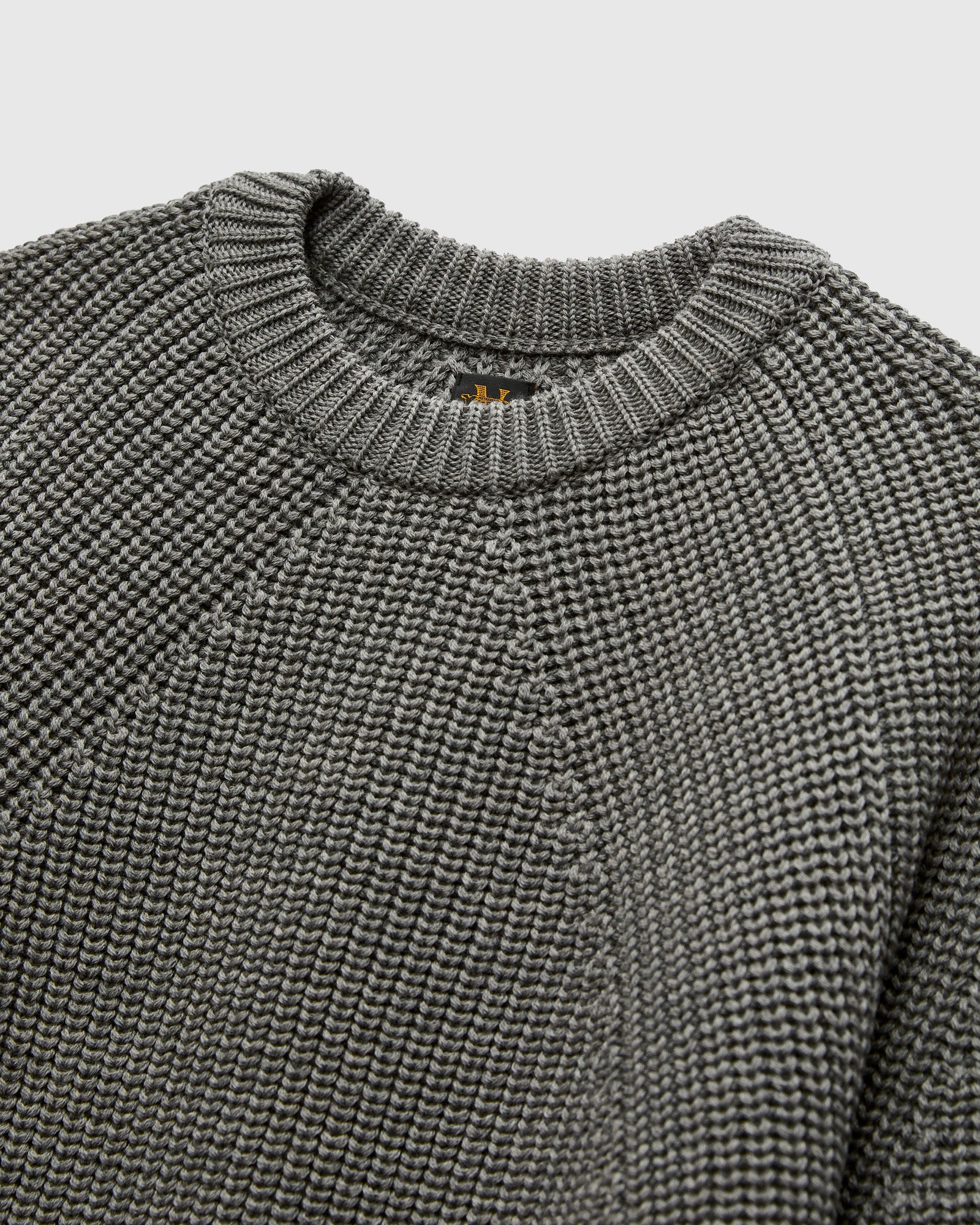 Signature Knit Wool Crewneck in Melange Grey – Blue Owl Workshop