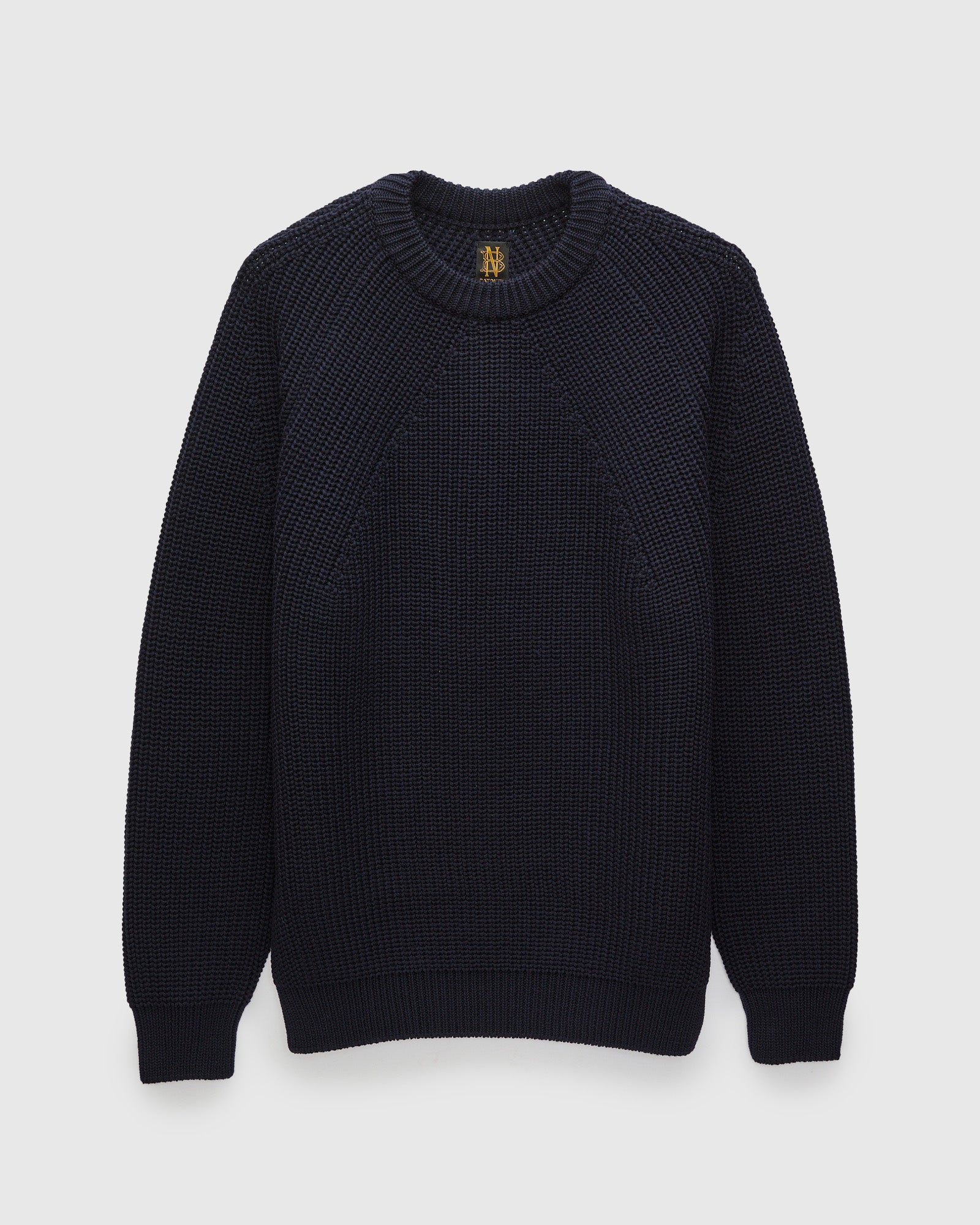 Signature Knit Wool Crewneck in Navy – Blue Owl Workshop