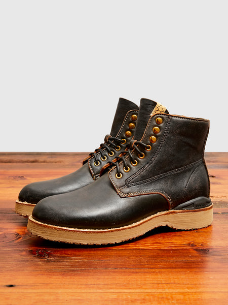 Visvim Virgil Boots-Folk in Dark Brown – Blue Owl Workshop